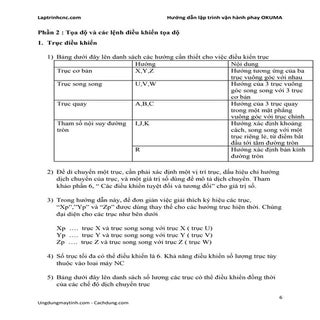 Lập trình và sử dụng máy phay OKUMA...