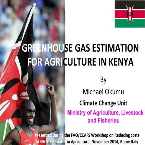 Okumu GHG estimation for agric Kenya nov 10 2014