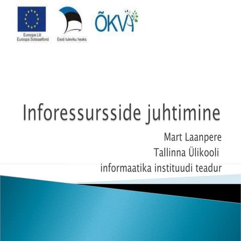 Inforessurside juhtimine