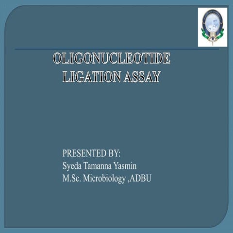 Oligonucleotide ligation assay
