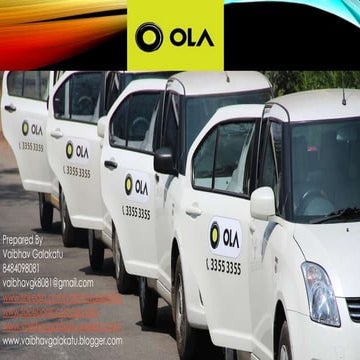 Ola cabs  successful entrepreneurial