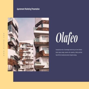 Olafeo Presentation : Dark Color Version