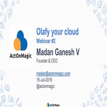 Prescriptive Analytics For Apache Cloudstack by ActOnMagic | PDF