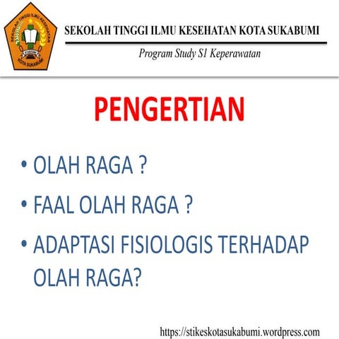 Olah raga dan kesehatan 