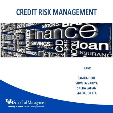 Credit Risk Management ppt