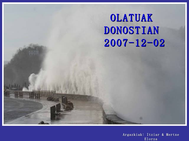 Olatuak Donostian