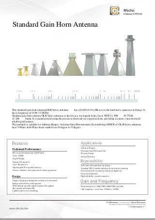 Standard Gain Horn Antennas