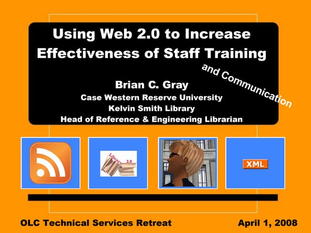 Using Web 2.0 to Increase Effectiveness of Staff Training
