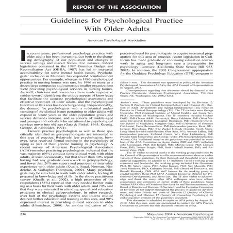 Analyze the increased complexity of care among older adults. | DOCX