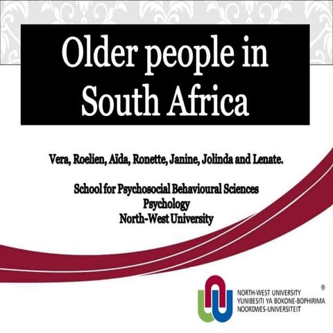 Older peopleinrsa