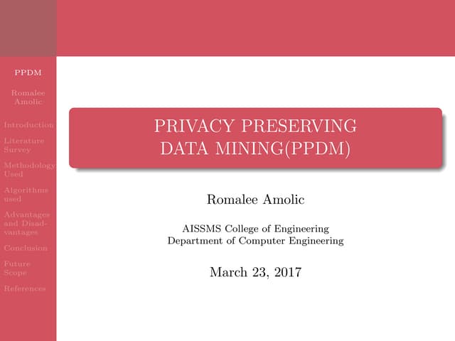 Privacy Preserving Data Mining