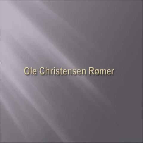 Ole christensen roemer
