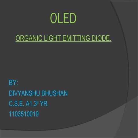 Oled | PPT