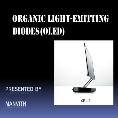 Organic light emitting diode (oled)