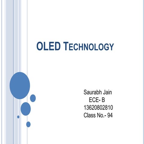 Oled (organic led)