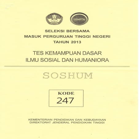 [Www.akachopa.com]sbmptn 2013 soshum