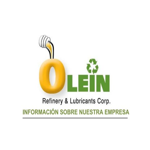 Olein Recovery - Reciclaje de aceite usado de motor