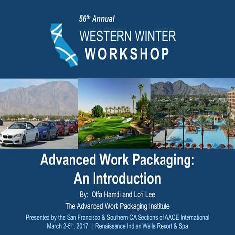 Advanced Work Packaging: Applying Project Controls