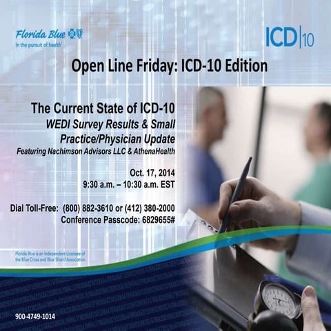 October 2014 ICD-10 Open Line Friday