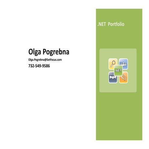 Olga Pogrebna   Net Portfolio