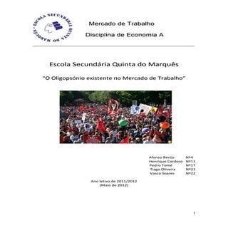 Oligopsónio do mercado de trabalho 