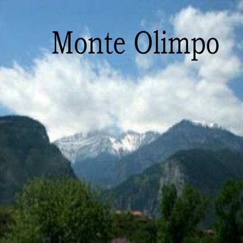 Presentaciones Mitológicas: Olimpo