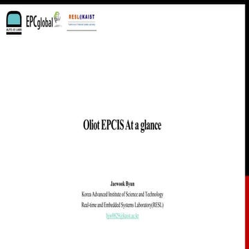 Oliot epcis at a glance