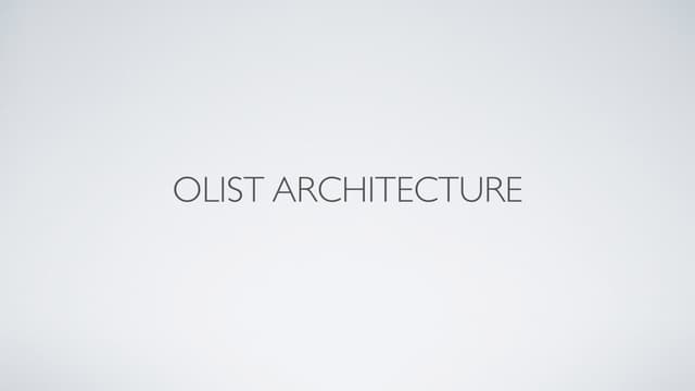 Plataforma distribuída de Microserviços ou, como a Olist funciona