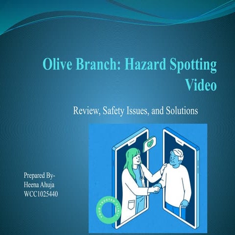 Olive Branch Hazard Spotting: Ensuring Safety for Clients and HCAs | PPTX