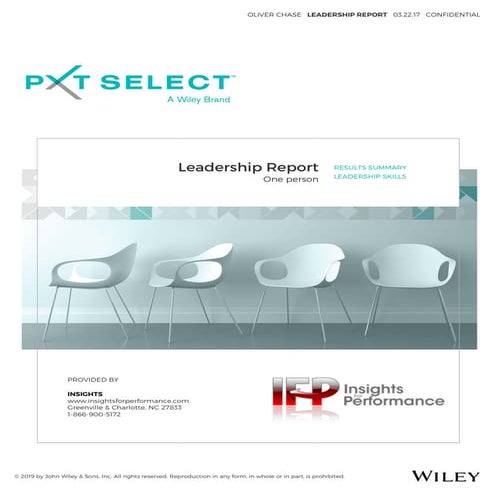 PXT Select Leadership Report