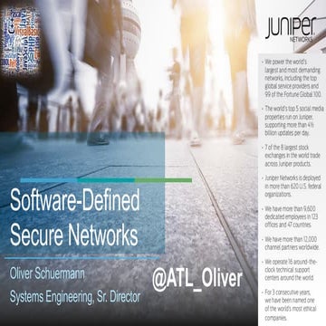 Oliver Schuermann - Integrated Software in Networking - the Mystery of SDN
