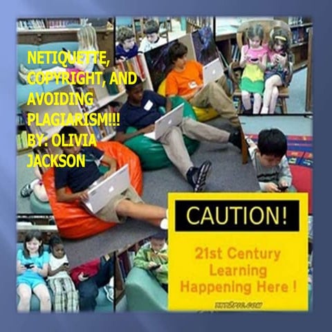 Netiquette, Copyright and Plagiarism!