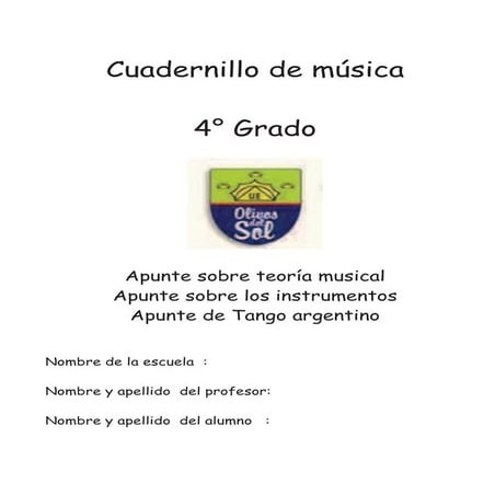 Olivos del sol  4 grado