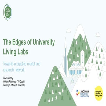 OLLD25 - The Edges of University Living Labs session