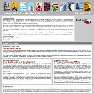 Online M&A newsletter jun8
