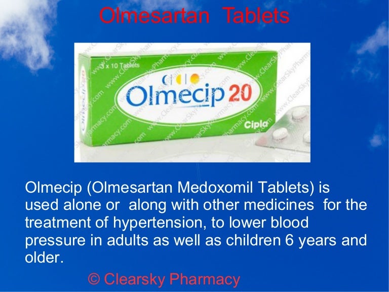Olmecip (Olmesartan Medoxomil Tablets)