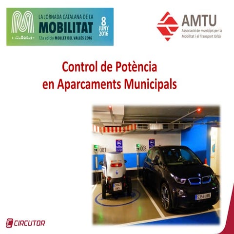 Control de la potència en aparcaments municipals