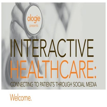 Healthcare and Social Media