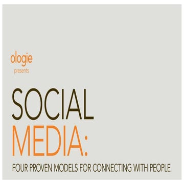 Ologie Social Media Presentation