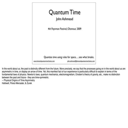 Quantum Time