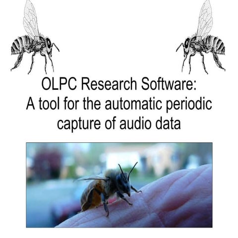 OLPC Research Software: A tool for the automatic periodic capture of audio data