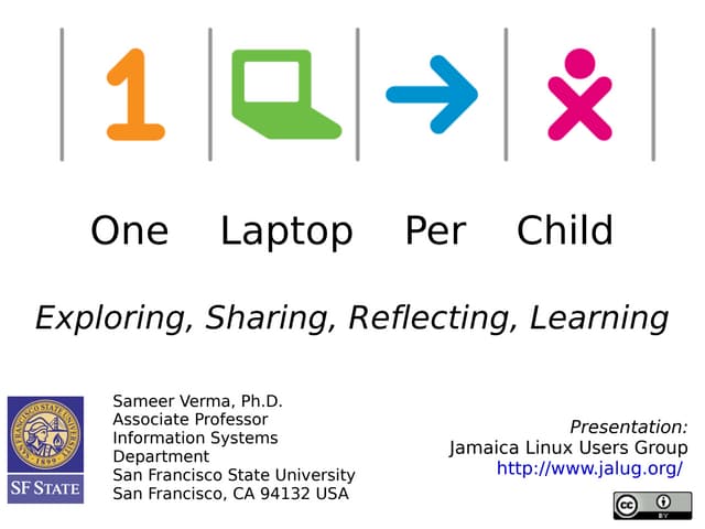 OLPC Presentation for Jamaica Linux Users Group