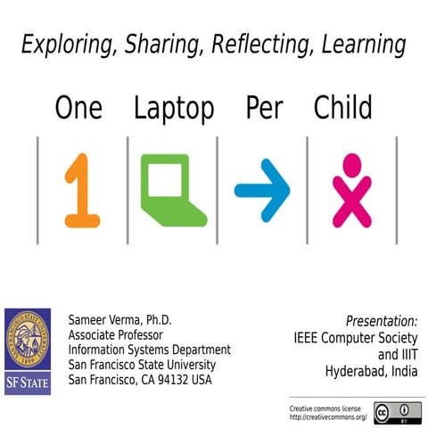 OLPC Presentation For IEEE, Hyderabad and IIIT, Hyderabad