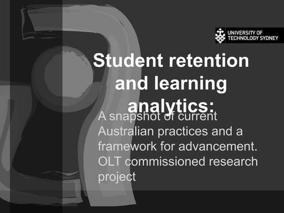 OLT conference Learning analytics