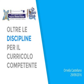 Oltre le discipline