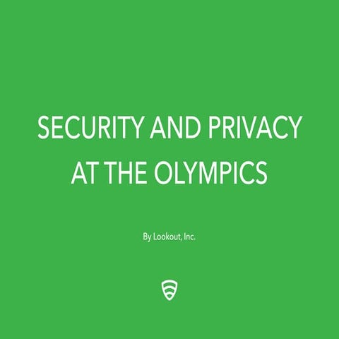 Security & Privacy at the Olympics