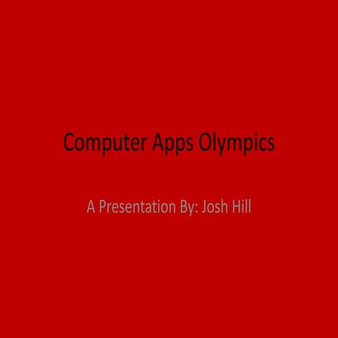 Hill's Olympics Thing