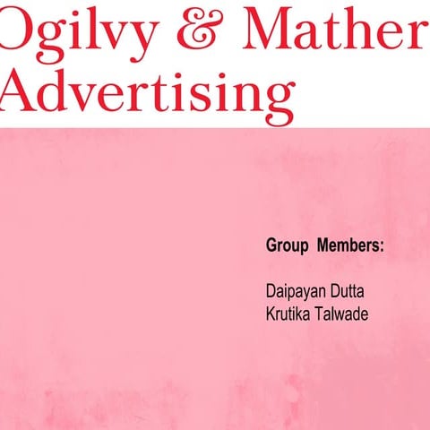 Ogilvy and Mather