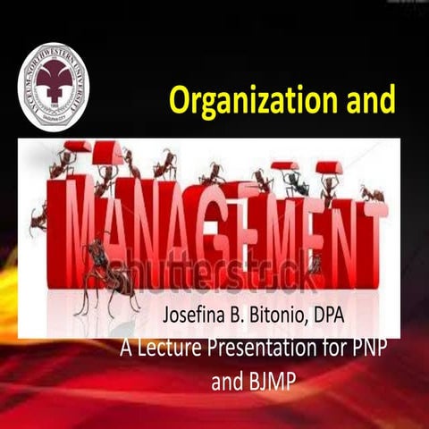 Organization and Management