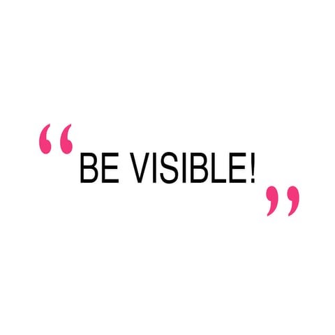 Generating Value through Search Marketing: "Be VIsible!"